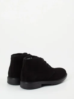Ralph Harrison – Schnürboots aus Veloursleder schwarz