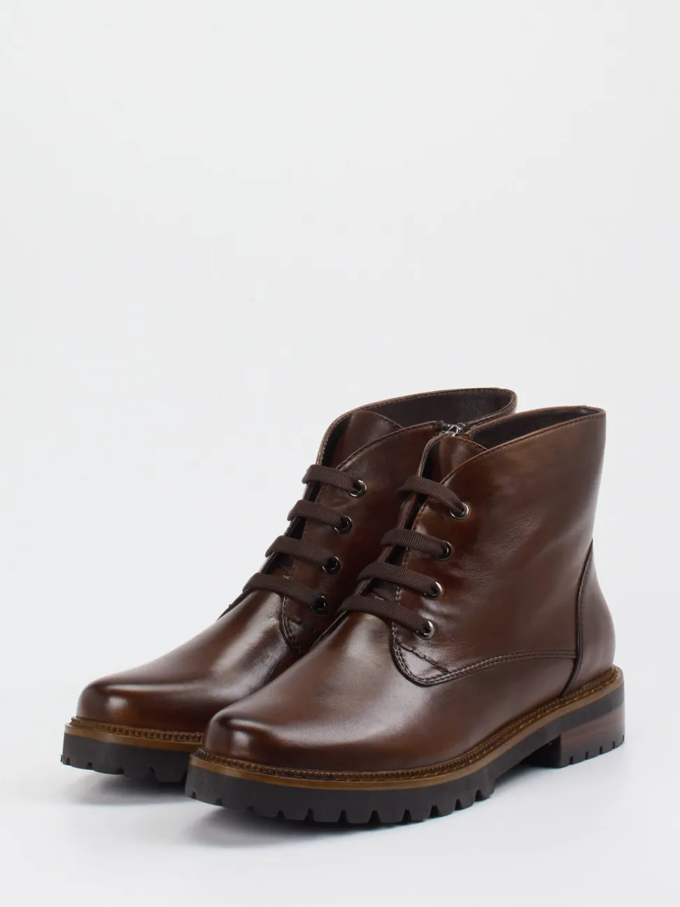 Ralph Harrison – Schnürboots aus Lammleder dunkelbraun