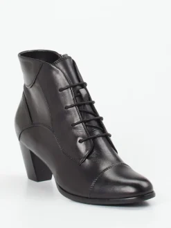 Ralph Harrison – Schnürstiefelette aus Lammleder schwarz