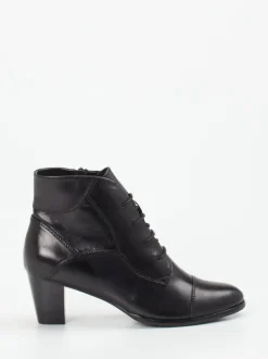 Ralph Harrison – Schnürstiefelette aus Lammleder schwarz