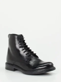 Ralph Harrison – Schnürstiefeletten aus Kalbleder Schwarz