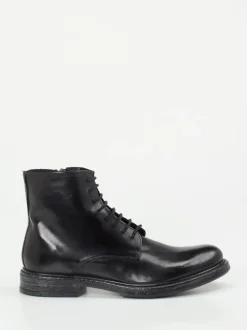 Ralph Harrison – Schnürstiefeletten aus Kalbleder Schwarz
