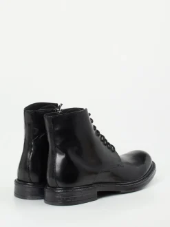 Ralph Harrison – Schnürstiefeletten aus Kalbleder Schwarz