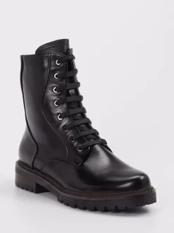 Ralph Harrison – Schnürstiefelette aus Leder Schwarz