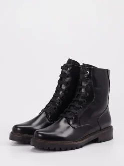 Ralph Harrison – Schnürstiefelette aus Leder Schwarz