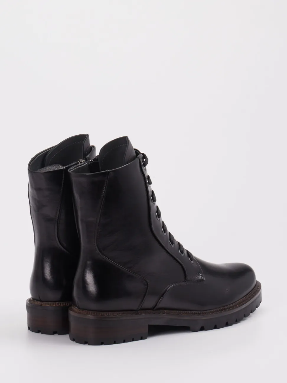 Ralph Harrison – Schnürstiefelette aus Leder Schwarz