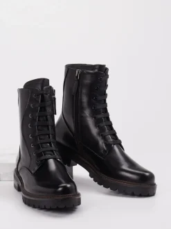 Ralph Harrison – Schnürstiefelette aus Leder Schwarz