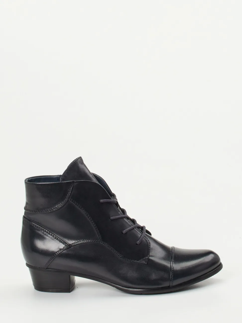 Ralph Harrison – Schnürstiefelette aus Kalbleder Blau