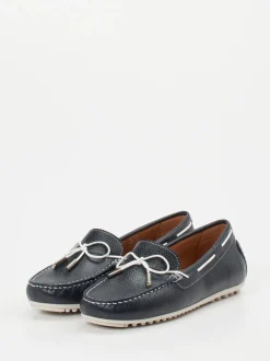 Ralph Harrison – Slipper aus Kalbleder Dunkelblau