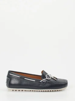 Ralph Harrison – Slipper aus Kalbleder Dunkelblau