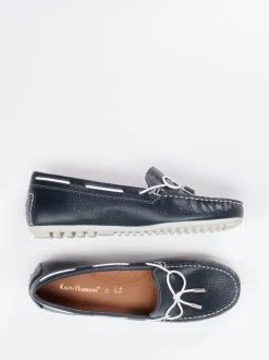 Ralph Harrison – Slipper aus Kalbleder Dunkelblau