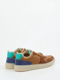 Ralph Harrison – Sneaker aus Kalbleder im Materialmix