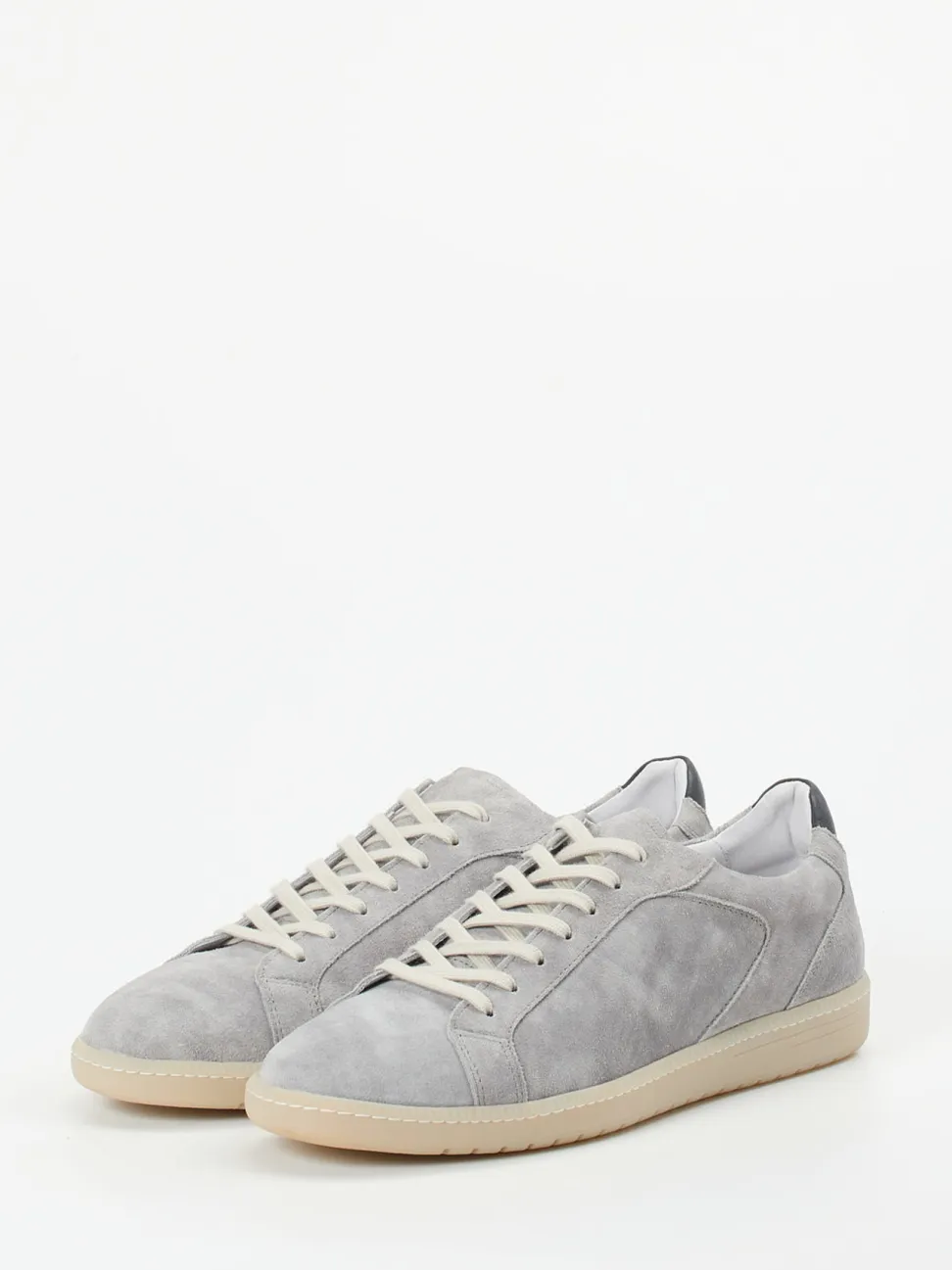 Ralph Harrison – Sneaker aus Veloursleder hellgrau
