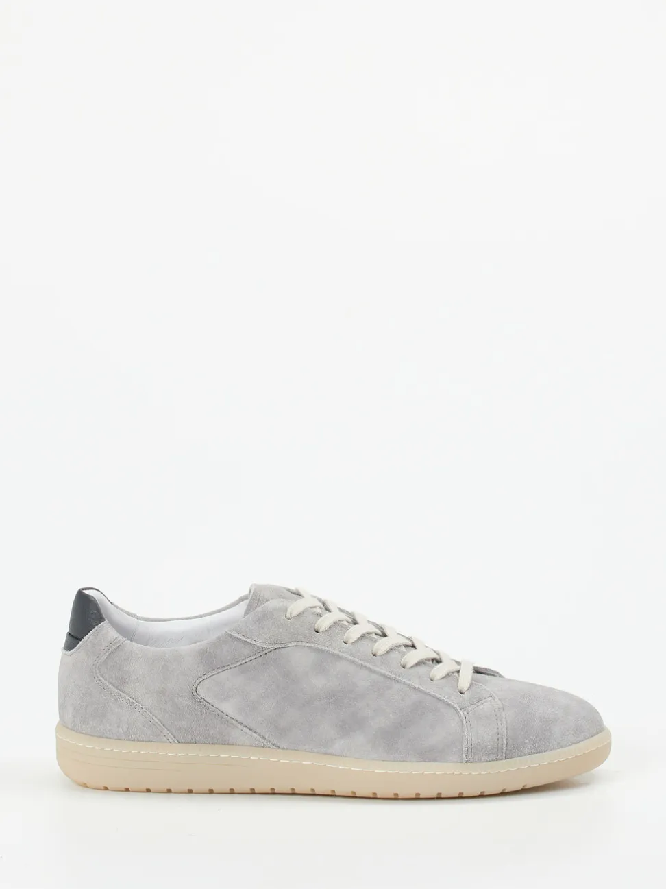 Ralph Harrison – Sneaker aus Veloursleder hellgrau