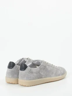 Ralph Harrison – Sneaker aus Veloursleder hellgrau