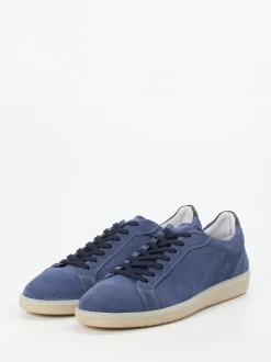 Ralph Harrison – Sneaker aus Veloursleder jeansblau