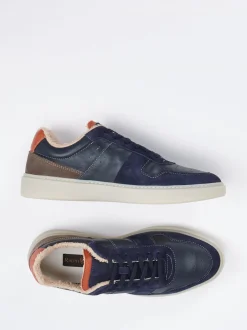 Ralph Harrison – Sneaker aus Kalbleder Dunkelblau