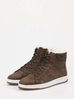 Ralph Harrison – Sneaker-Boots aus Leder braun