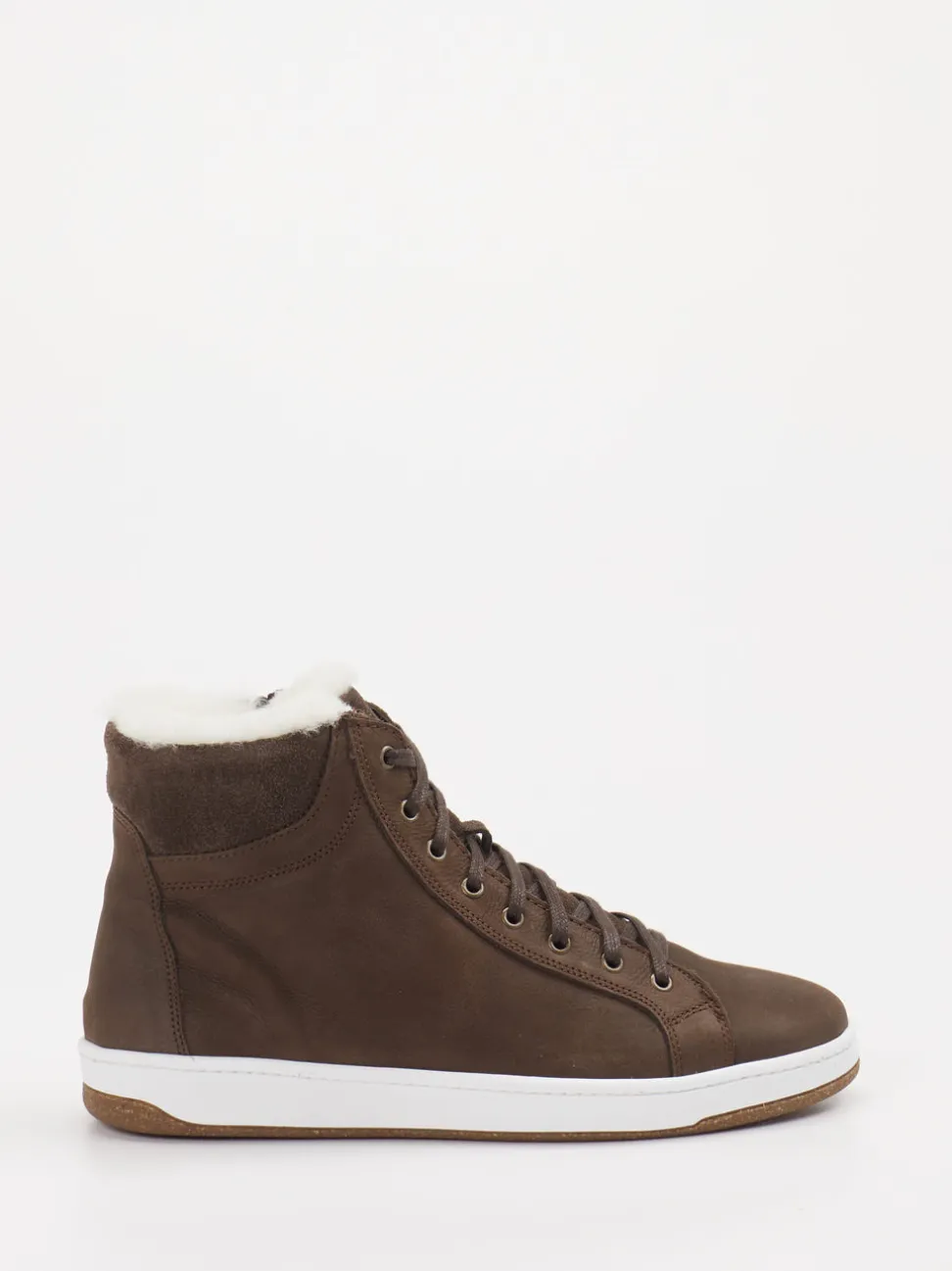 Ralph Harrison – Sneaker-Boots aus Leder braun