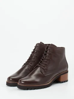 Ralph Harrison – Stiefelette aus Lammleder Dunkelbraun