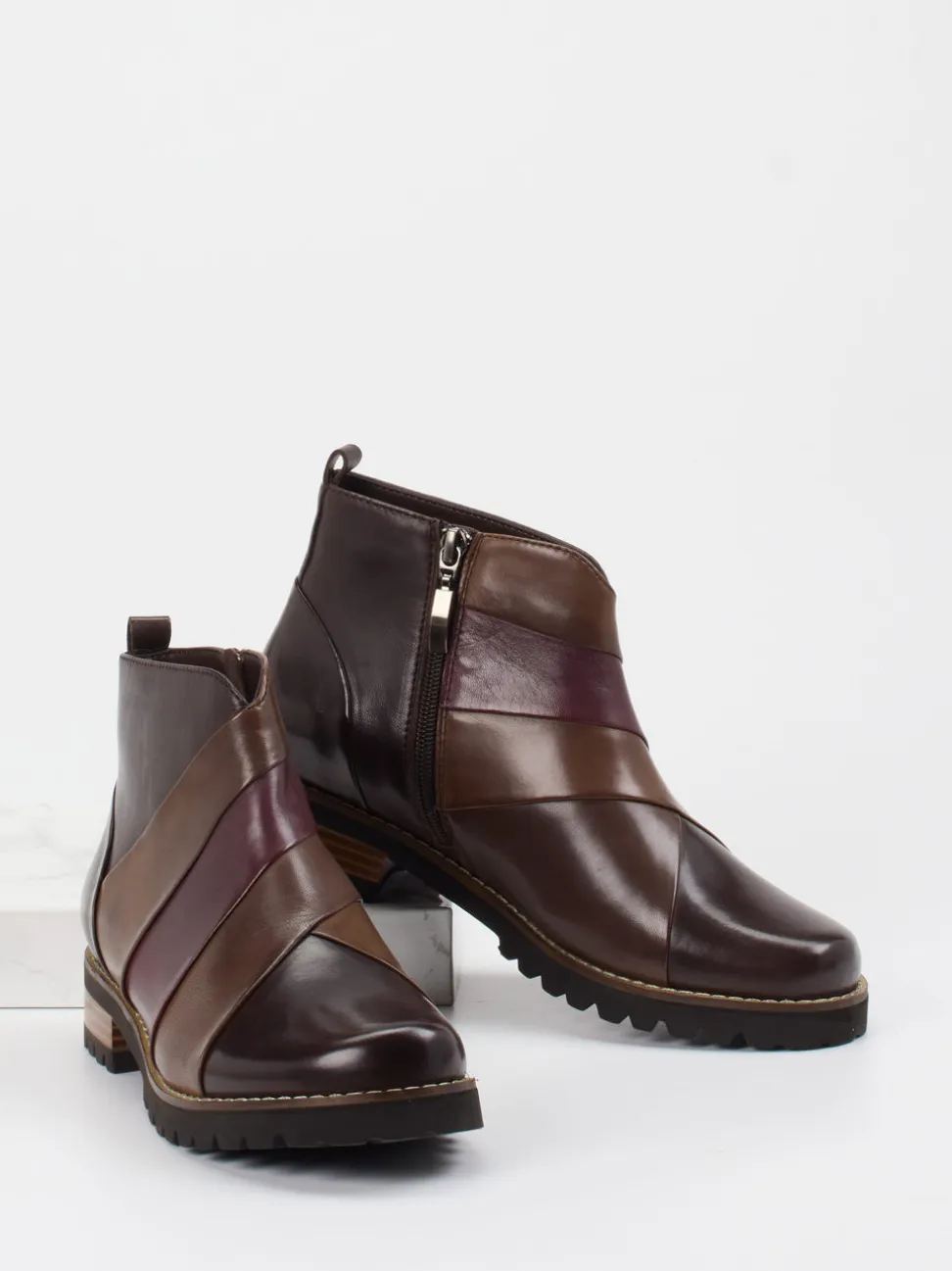 Ralph Harrison – Stiefeletten aus Lammleder Dunkelbraun