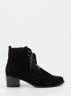 Ralph Harrison – Stiefelette aus Veloursleder Schwarz