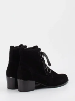 Ralph Harrison – Stiefelette aus Veloursleder Schwarz