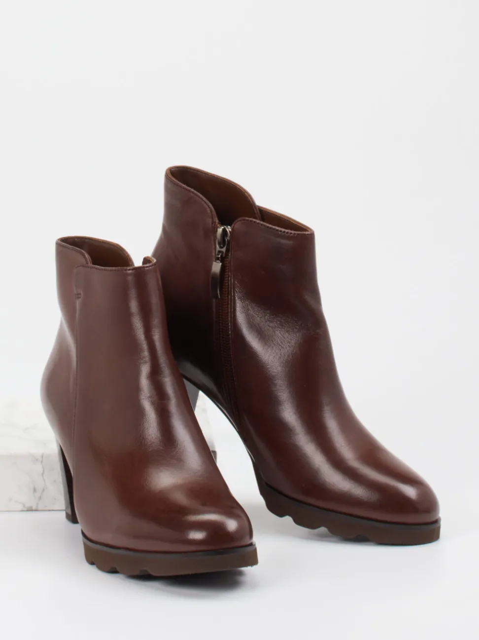 Ralph Harrison – Stiefeletten aus Lammleder Dunkelbraun