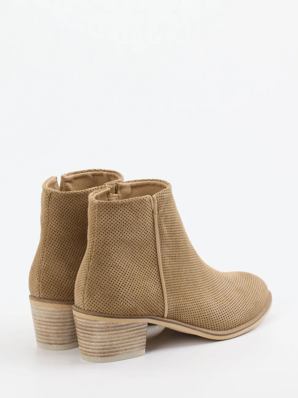 Ralph Harrison – Stiefelette aus Veloursleder sandfarben