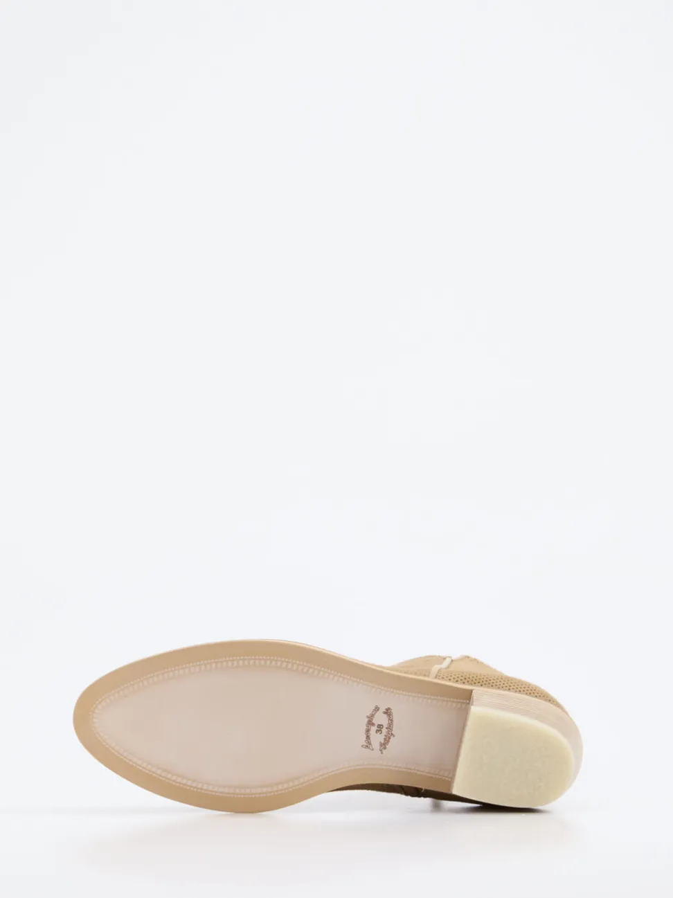 Ralph Harrison – Stiefelette aus Veloursleder sandfarben