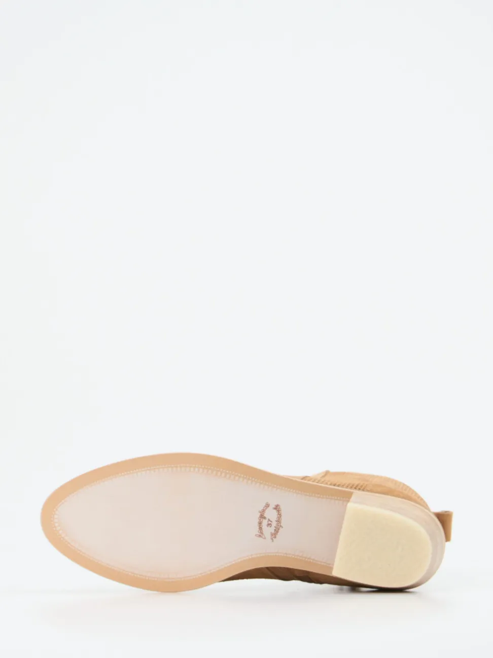 Ralph Harrison – Stiefelette aus Veloursleder Cognac