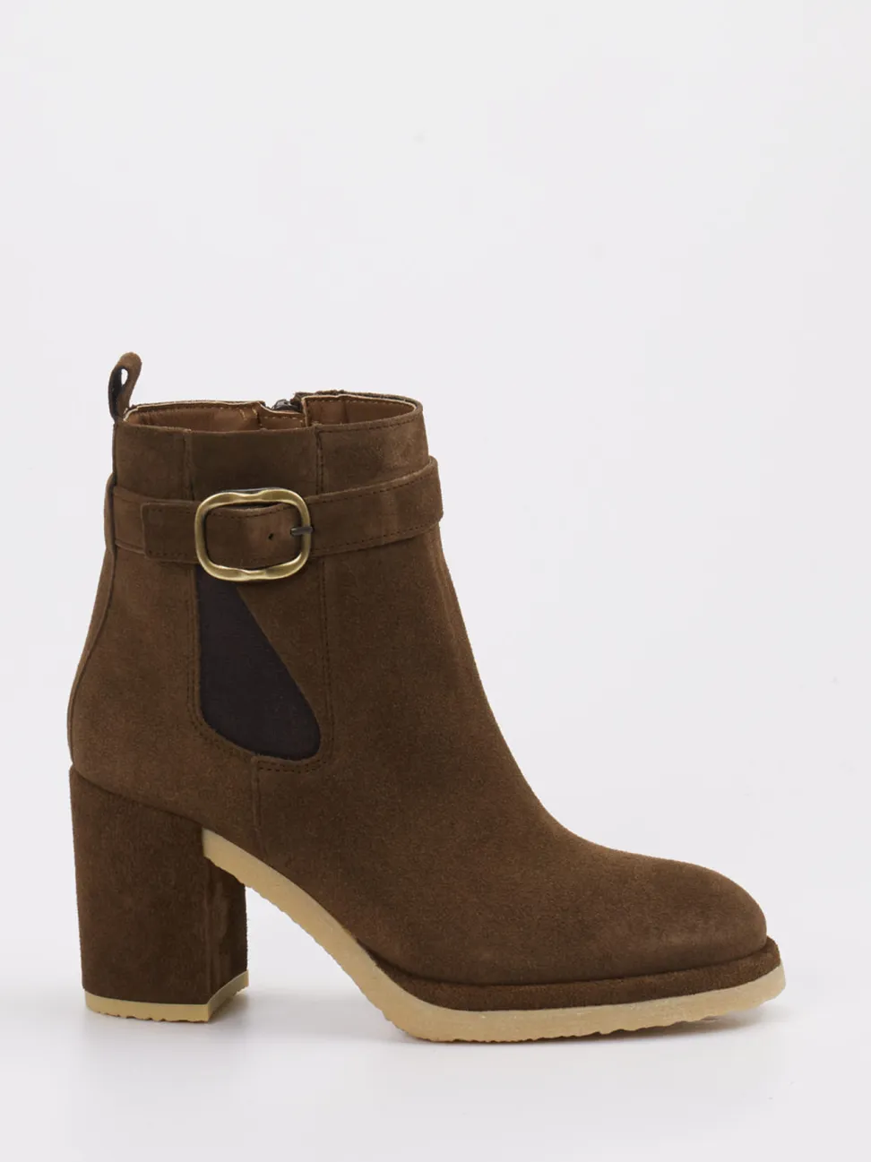 Ralph Harrison – Stiefelette aus Veloursleder braun