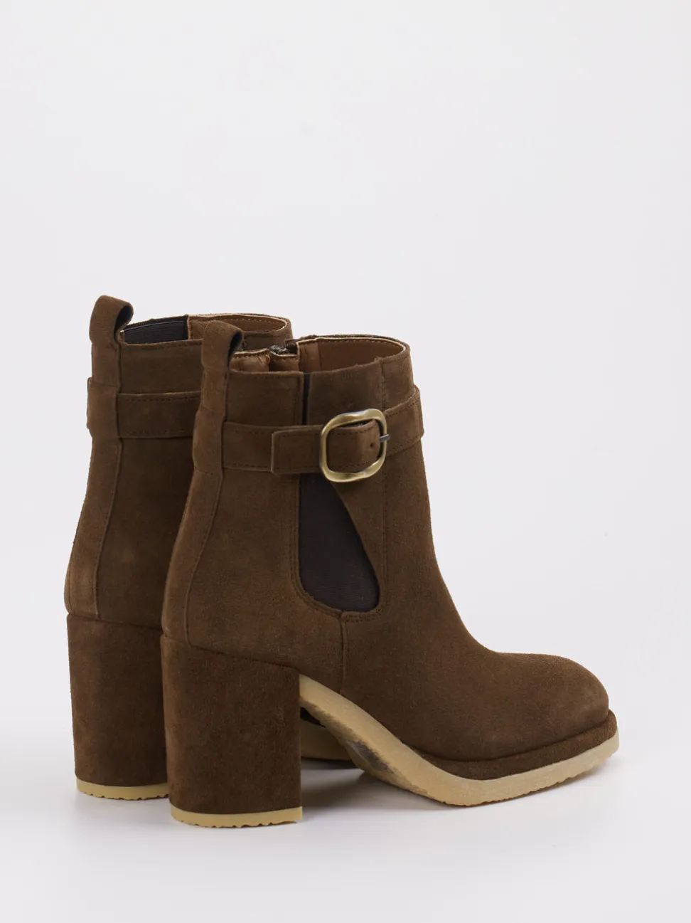 Ralph Harrison – Stiefelette aus Veloursleder braun