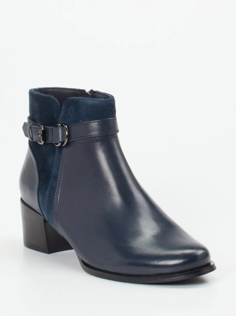 Ralph Harrison – Stiefelette aus Kalbleder Dunkelblau