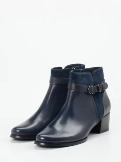 Ralph Harrison – Stiefelette aus Kalbleder Dunkelblau