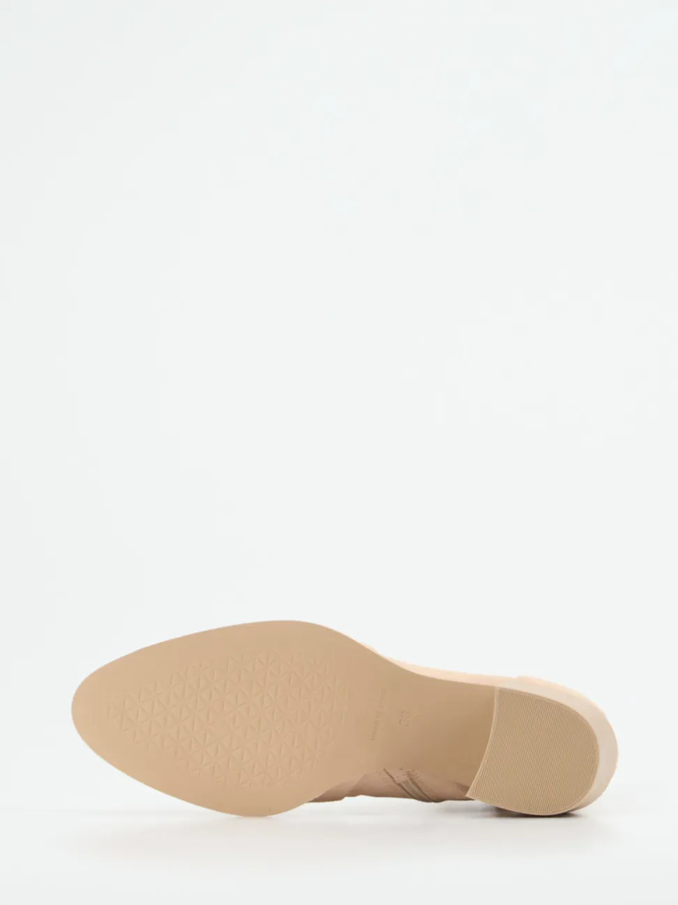 Ralph Harrison – Stiefeletten aus Veloursleder beige