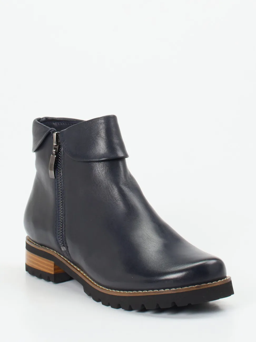 Ralph Harrison – Stiefeletten aus Lammleder Dunkelblau