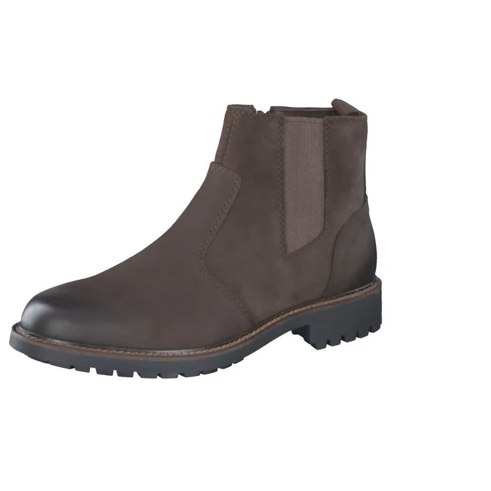 Ralph Harrison – Stiefelette aus Nubukleder Dunkelbraun