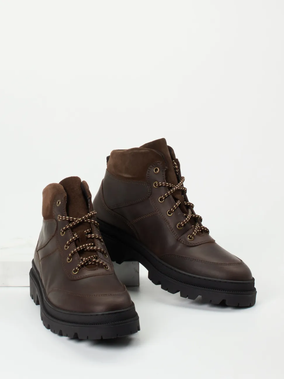 Ralph Harrison – Wanderboots aus Fettleder dunkelbraun