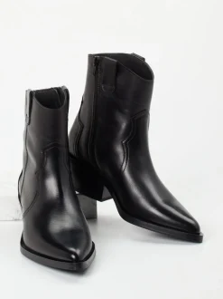 Ralph Harrison – Western-Stiefelette aus Kalbleder schwarz