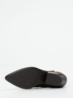 Ralph Harrison – Western-Stiefelette aus Veloursleder braun