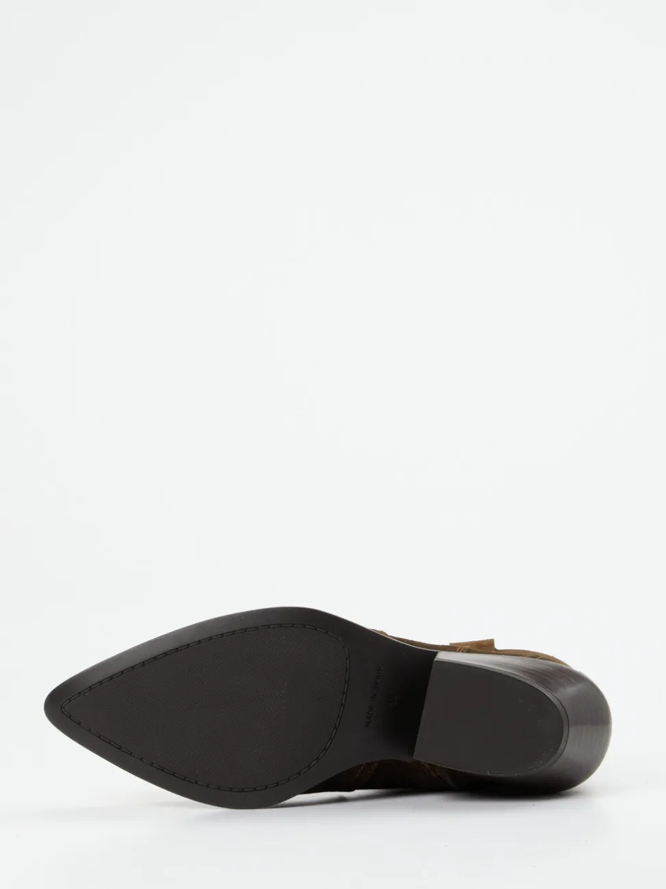 Ralph Harrison – Western-Stiefelette aus Veloursleder braun