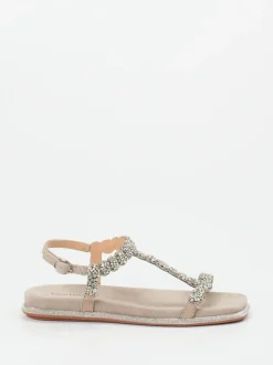 Ralph Harrison – Zehentrenner-Sandalette aus Veloursleder