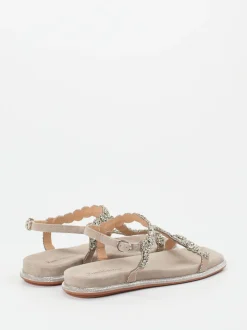 Ralph Harrison – Zehentrenner-Sandalette aus Veloursleder