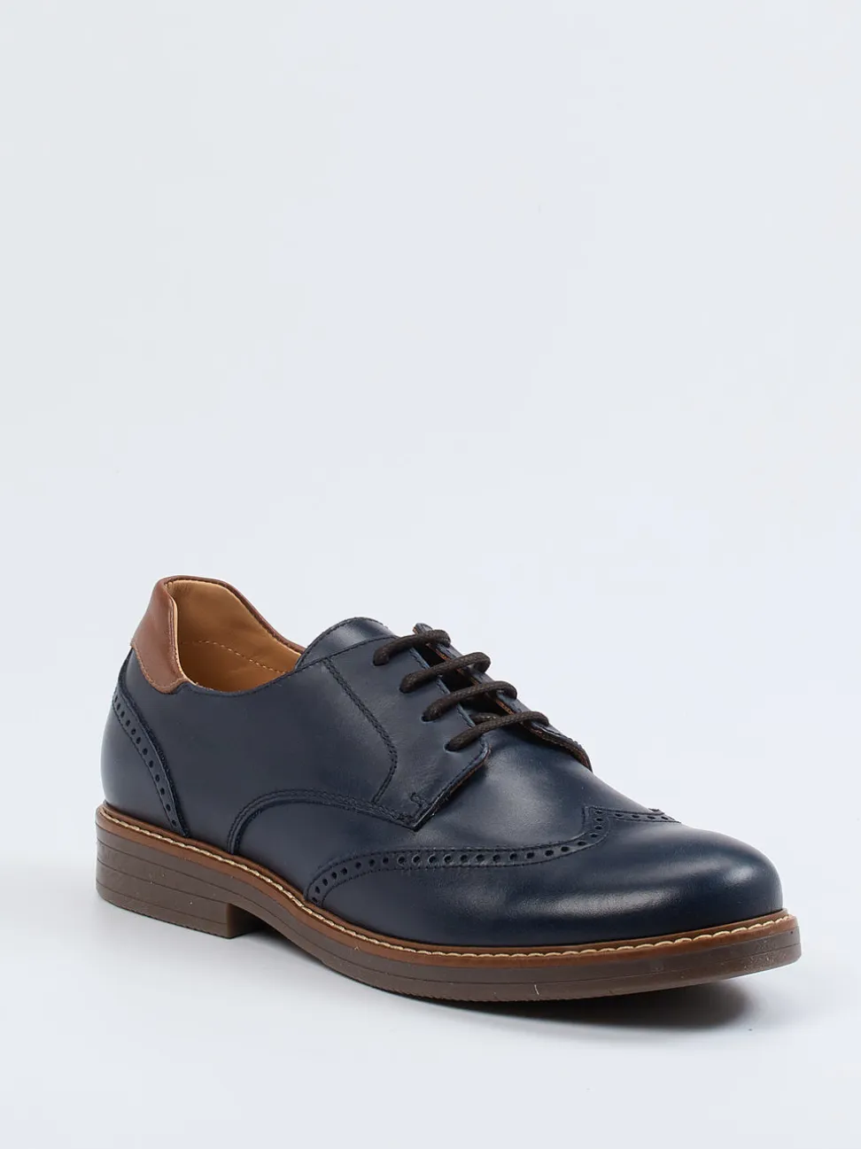 Ralph Harrison Classic – Brogue aus Kalbleder Dunkelblau