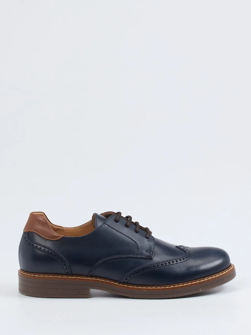 Ralph Harrison Classic – Brogue aus Kalbleder Dunkelblau