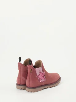 Ralph Harrison Classic – Chelsea Boots aus Nubukleder Altrosa
