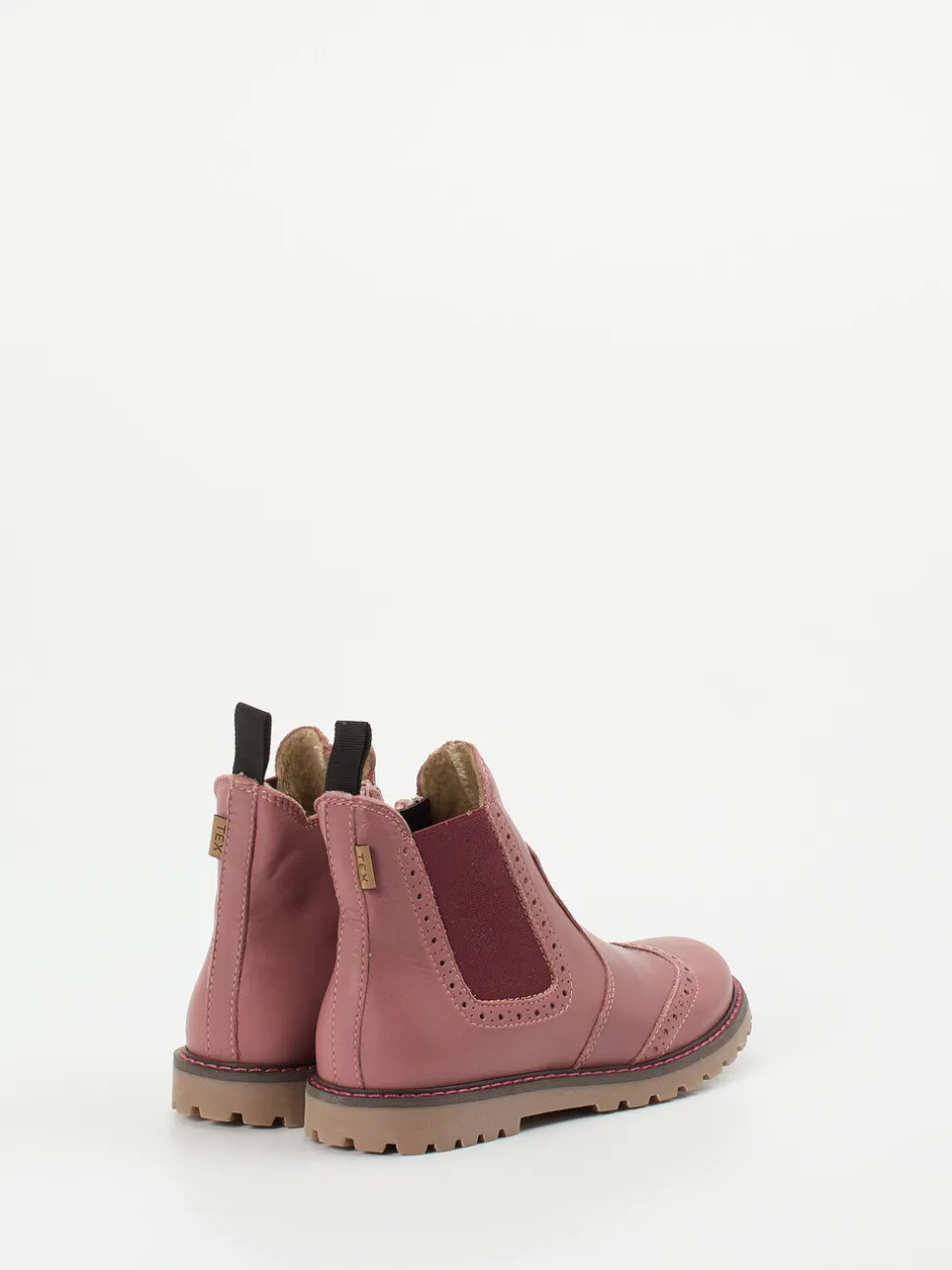 Ralph Harrison Classic – Chelsea Boots aus Kalbleder Altrosa