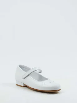 Ralph Harrison Classic – Mary Janes aus Kalbleder weiß