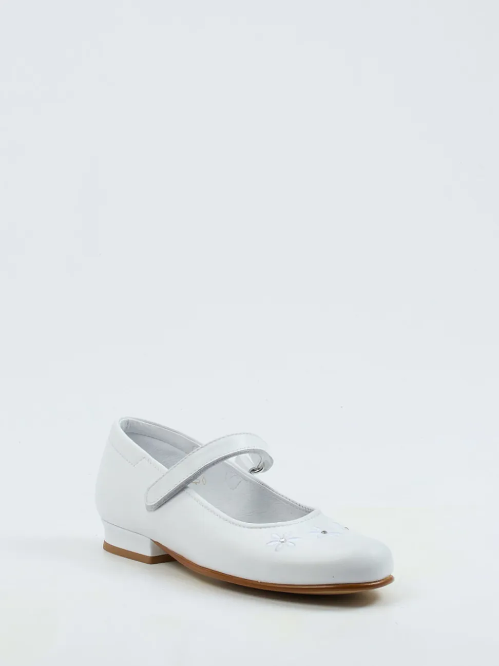 Ralph Harrison Classic – Mary Janes aus Kalbleder weiß
